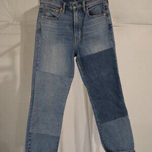 Gap color block jeans, Size 6
